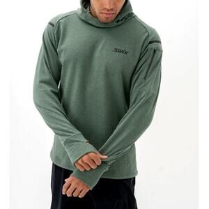 Swix Men's Pine Pace Midlayer Hooded Pullover Size XL